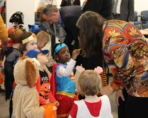 Board Members Trick or Treating