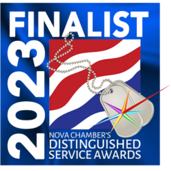 NOVA Chamber of Commerce Distinguished Service Award Veteran & Military Family Services finalist