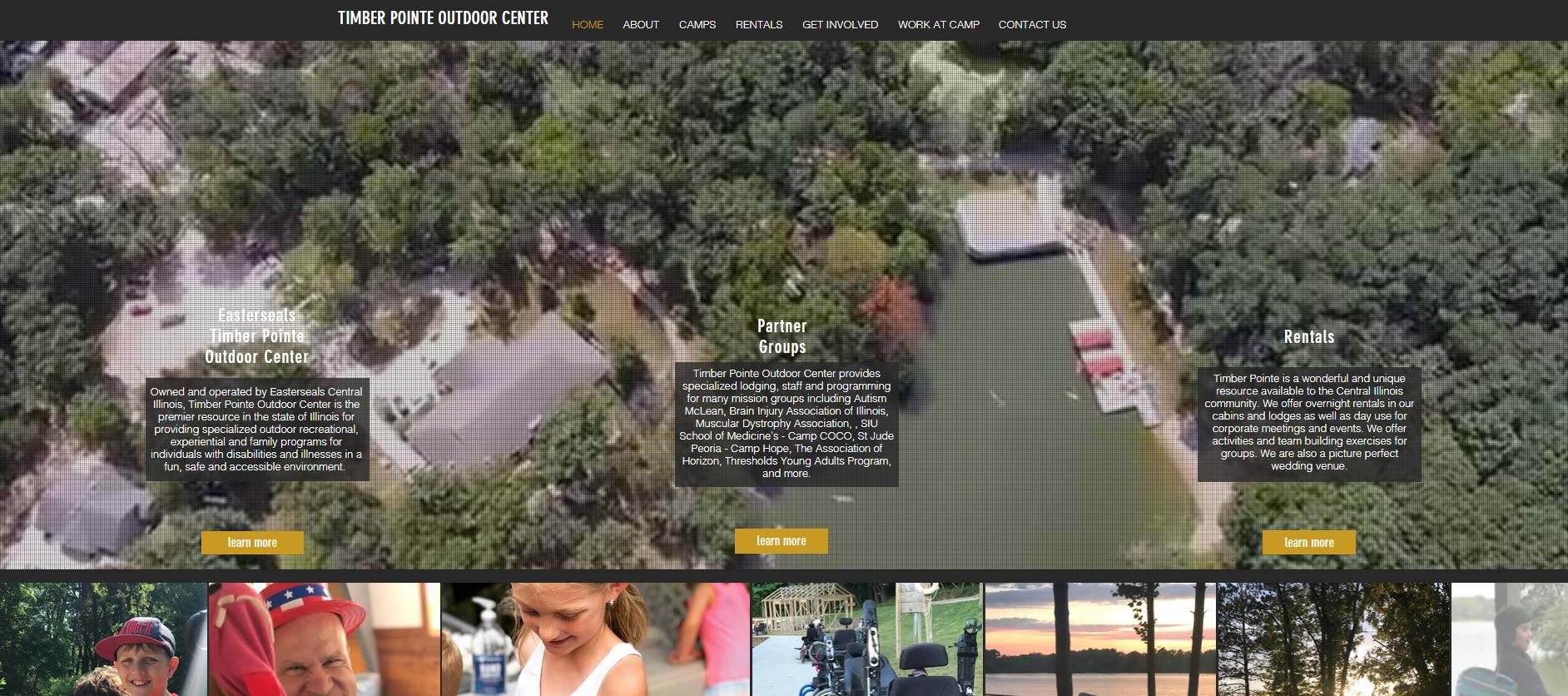 Timber Pointe Outdoor Center Website