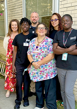 Supported Employees and their supervisors at Beebe Health