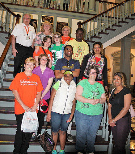 Easterseals Rallies at Leg Hall