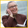 Image of a mature worker on the phone