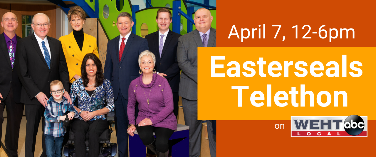The 2019 Easterseals Telethon airs live April 7 from 12 pm - 6pm on WEHT Local!