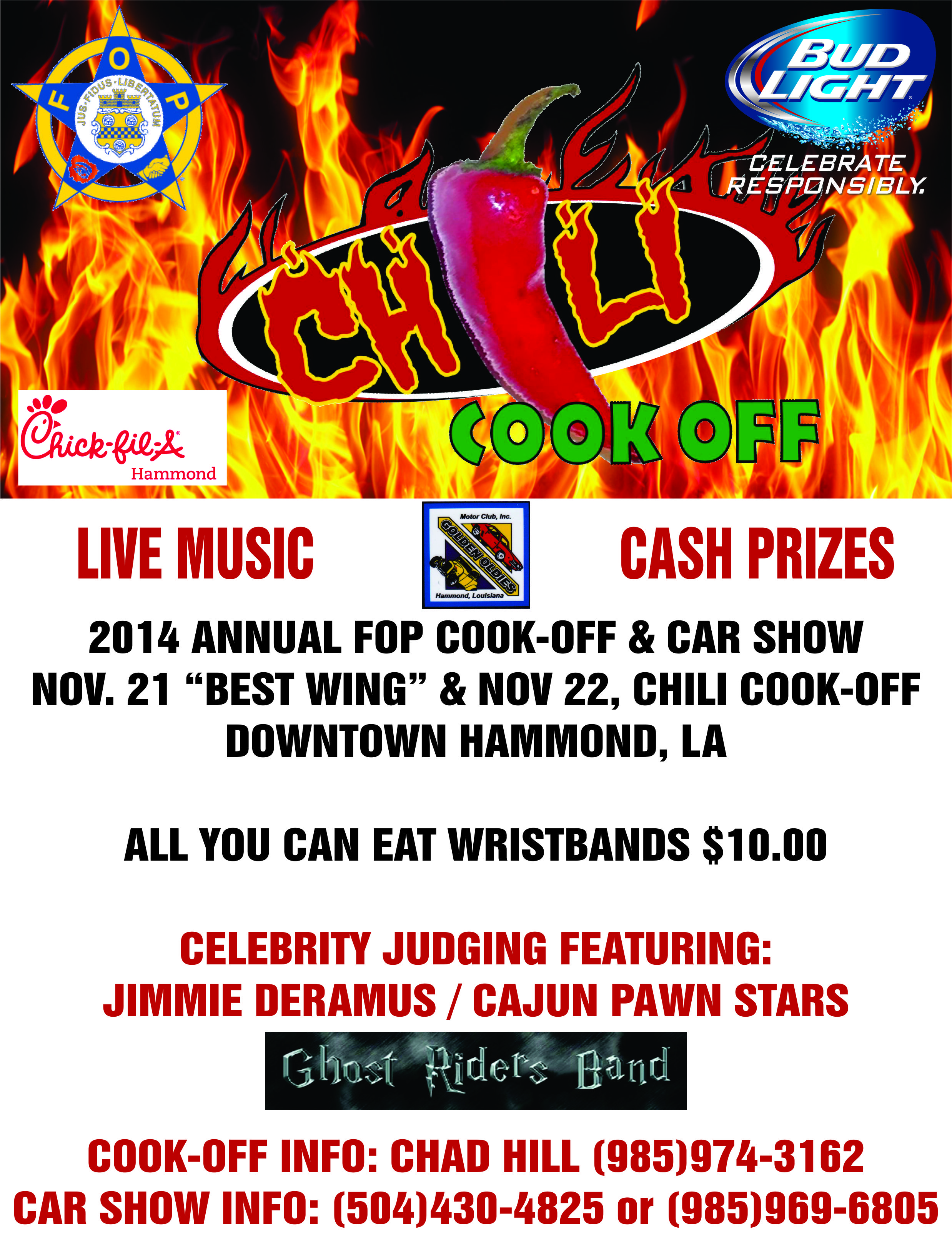 Chilli Cook-off with the Hammond Fraternal Order of Police
