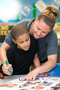 Client and therapist coloring