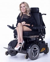 Dr. Danielle Sheypuk in her wheelchair