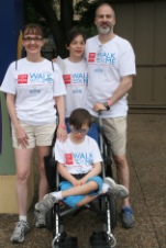 The Reat Family at Walk with Me event