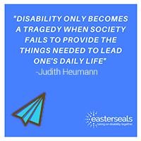 Disability only becomes a tragedy when society fails to provide the things we need to lead our lives