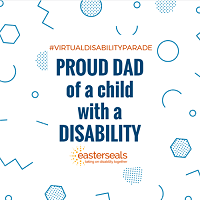 proud dad of a child with a disability