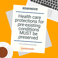 Reminder: Health care protections for preexisting conditions MUST be preserved