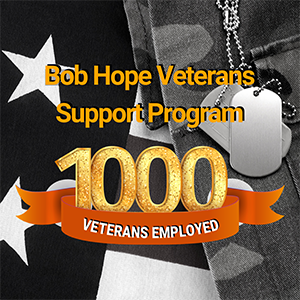 1000th Veteran Employed through Bob Hope Veterans Support Program 
