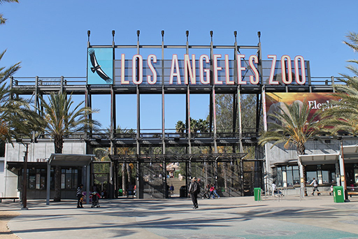 Image of entrace to Los Angeles Zoo