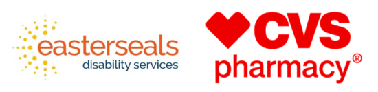 Easterseals and CVS Pharmacy logos