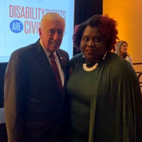 Vera Damanka with Majority Leader Steny Hoyer