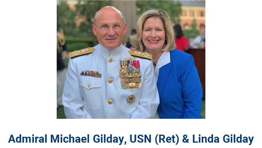 Admiral Michael Gilday, USN (Ret) & Linda Gilday