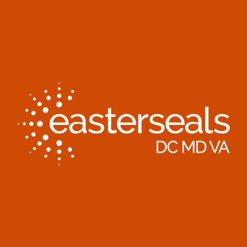 Easterseals DC MD VA logo in a white square