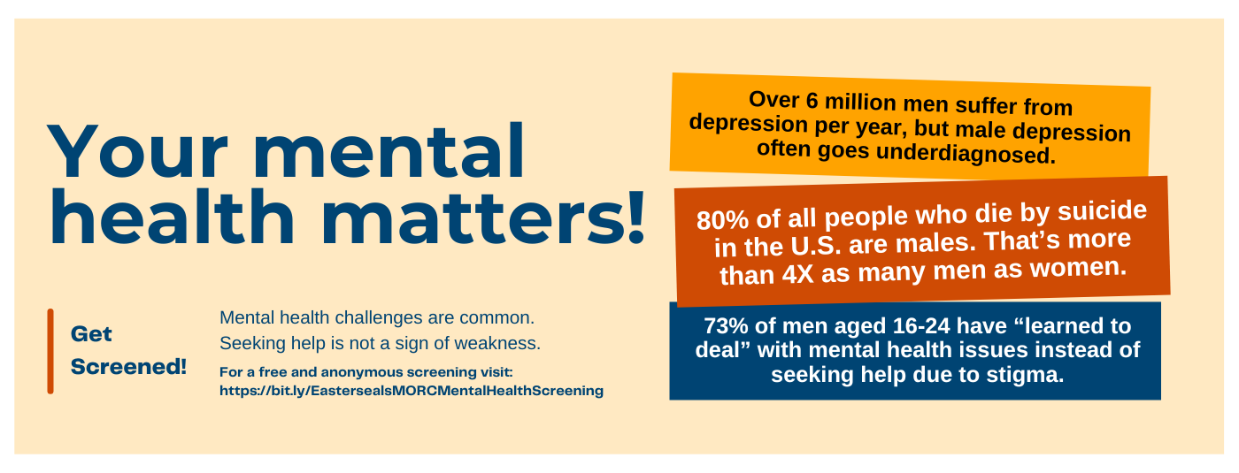 get screened - mens mental health matters