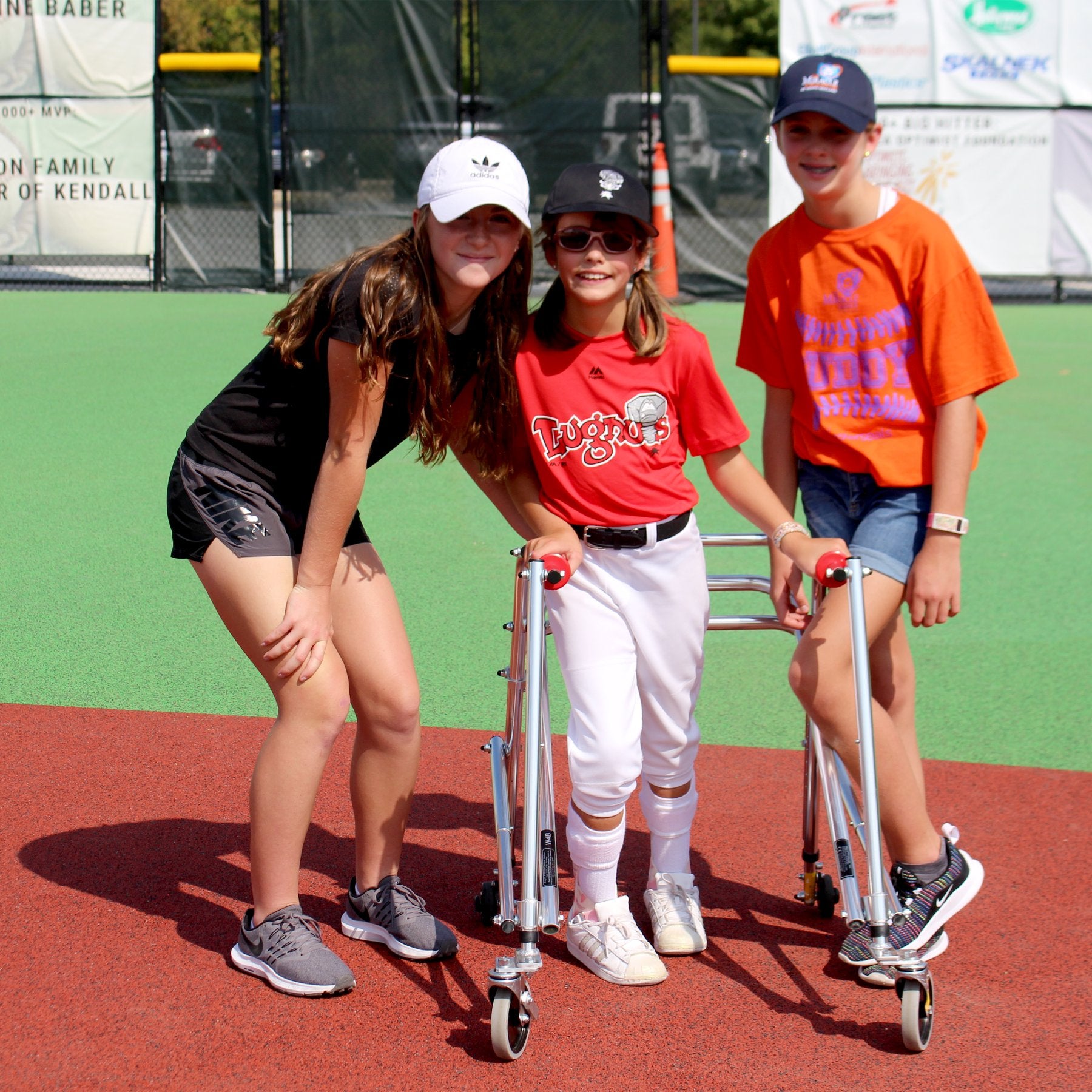 Allison with 2 buddies 