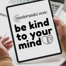 device with be kind to your mind logo