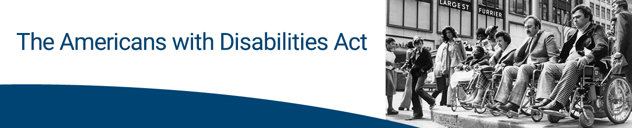 Americans with disabilities Act banner
