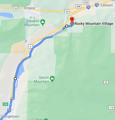 RMV Google Map I70 East