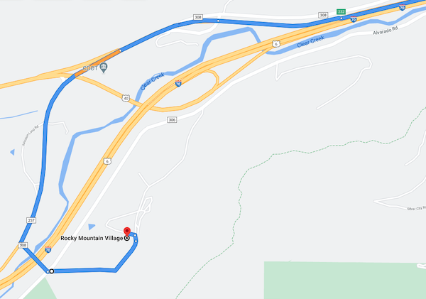 RMV Google Map I70 West