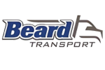 beard transport logo look like a semi truck with text inside