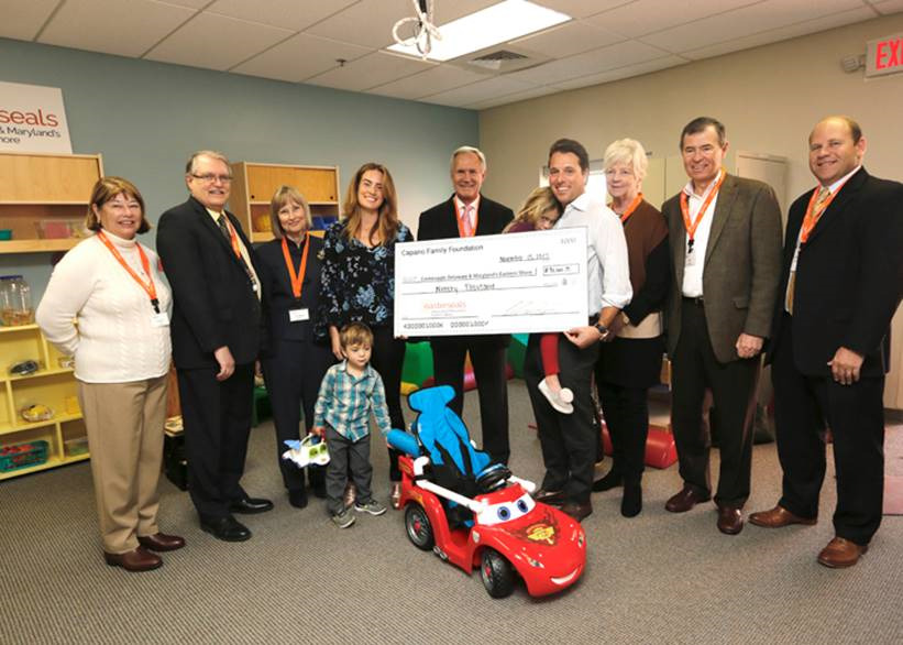 Capano Family Foundation Donates $90,000 to Easterseals Children’s Therapies