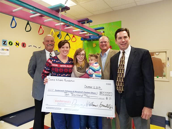Donnie Williams Foundation Donates $10,000 to Easterseals