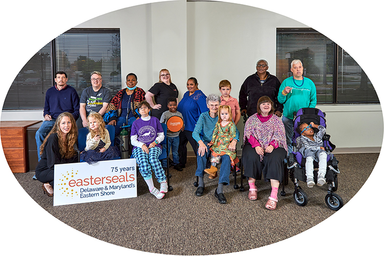 Photograph of Easterseals Participants for 75th Anniversary