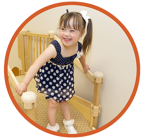Kenzie is a three-year-old girl full of sass, spirit and who also happens to have Down Syndrome. Kenzie is meeting her milestones with Easterseals by her side every step of the way.