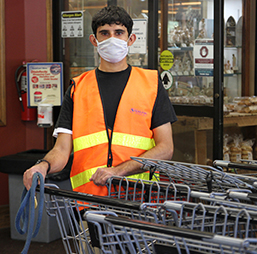 Mohammad, Easterseals Supported Employee working at Byler's