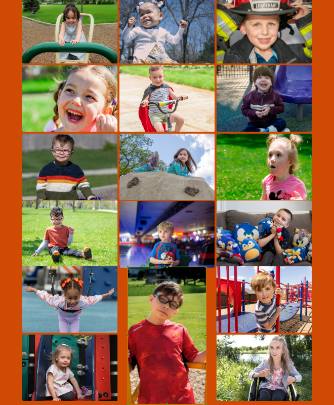 Collage of Children Featured in Event