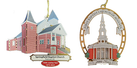 2023 and 2017 ornaments