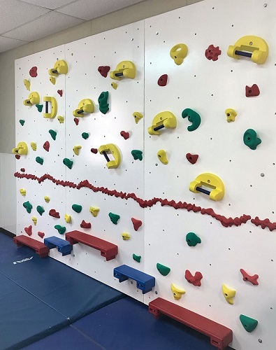 Climbing Wall install