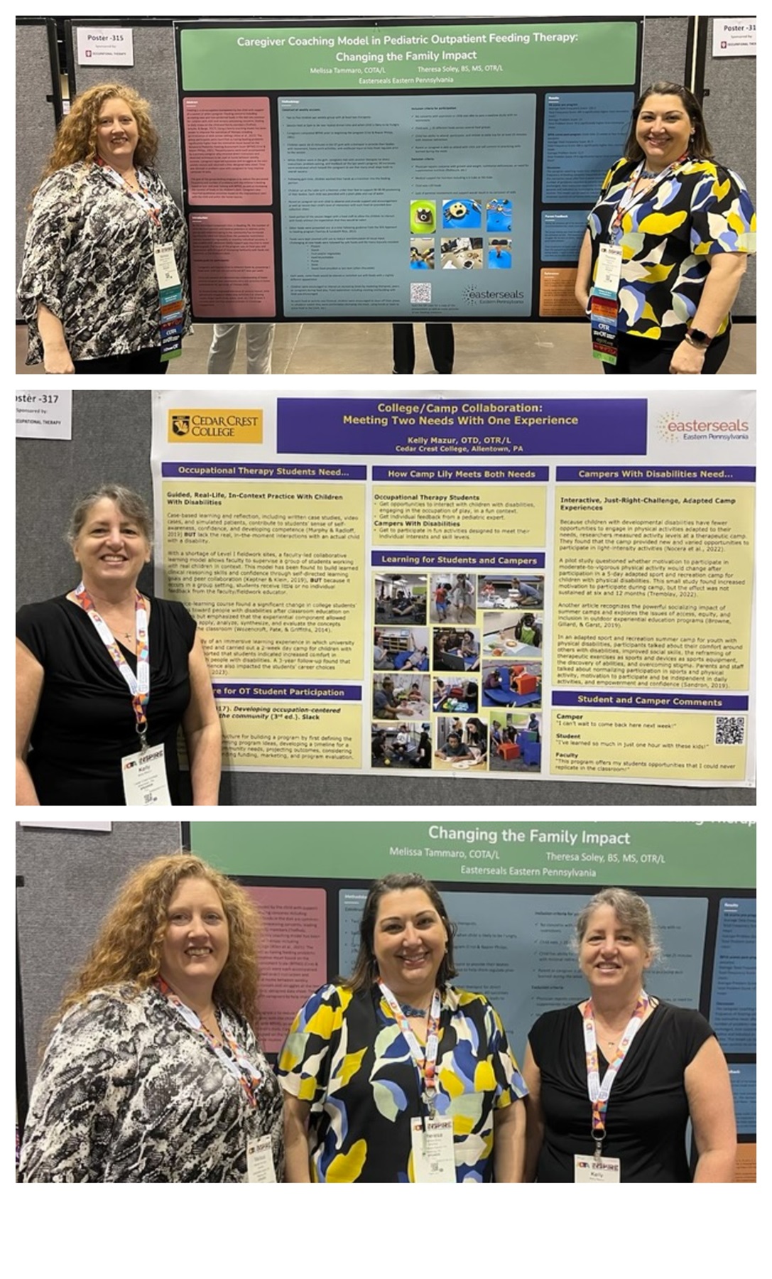 AOTA conference collage