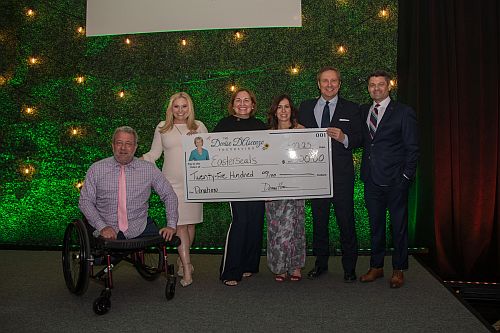 Denise Foundation Check at Crytsal Ball 2025