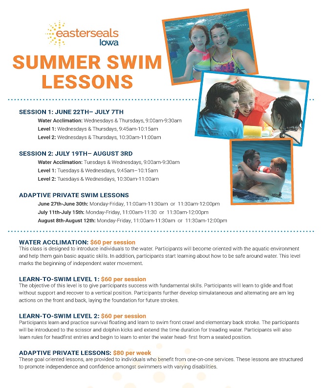 2022 Swim Lessons Flyer