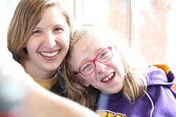 Allison with Camp Counselor