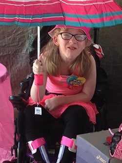Allison Under an Umbrella