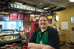 Kaitlyn at Starbucks