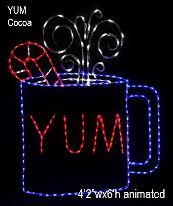 YUM Cocoa display