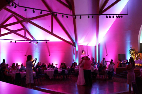 Crescent Room weddings-special events with uplighting