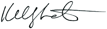 Kelly Schneider signature