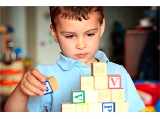 child and blocks