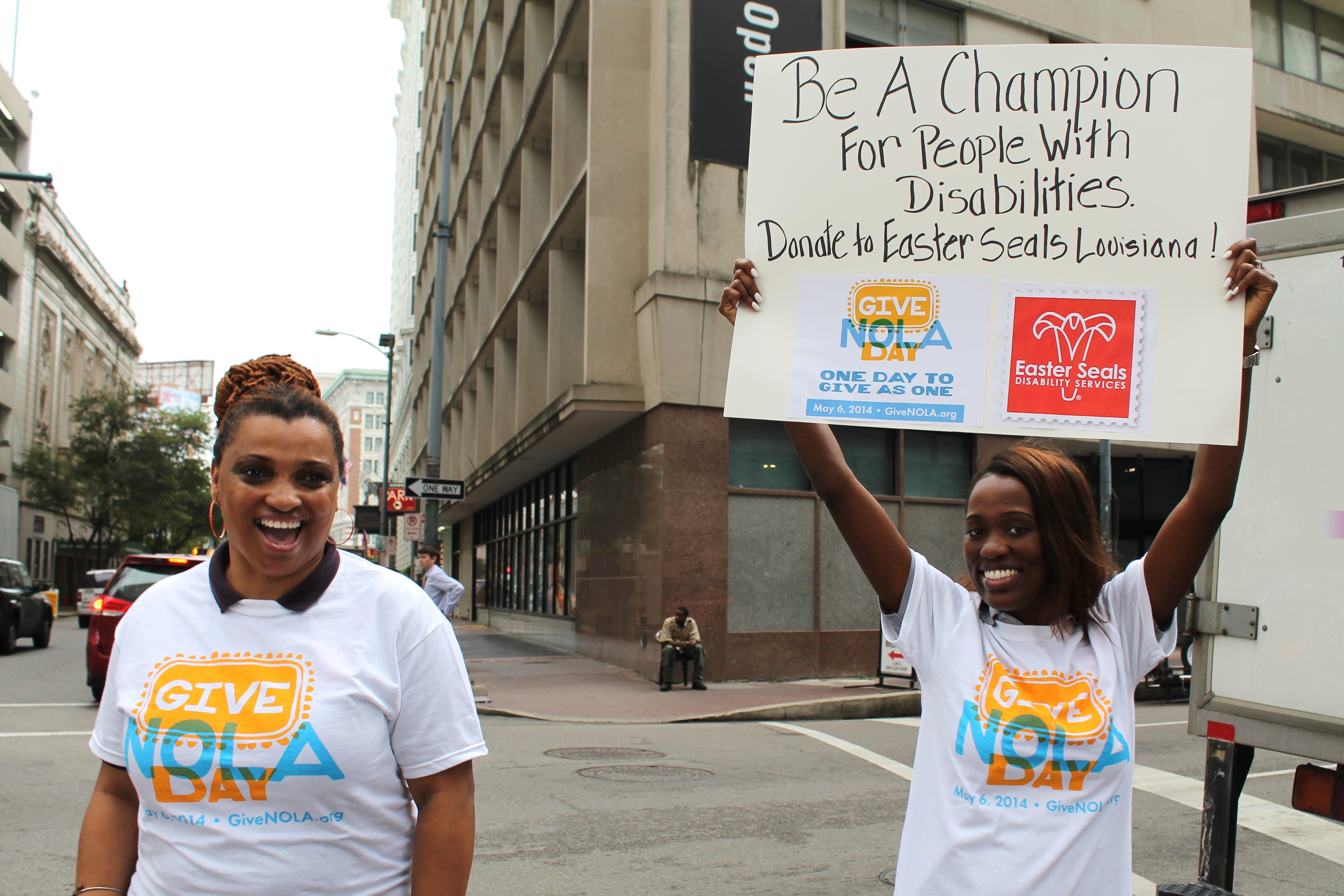 GiveNOLA Day street pic1