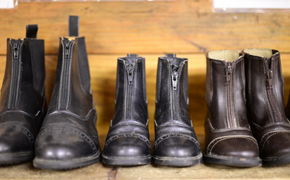 a row of boots