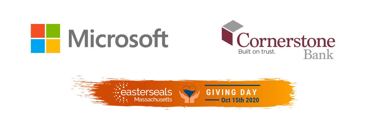 Microsoft and Cornerstone bank logos