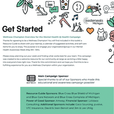 Mental Health IS Health - Mental Health Week Daily Guide