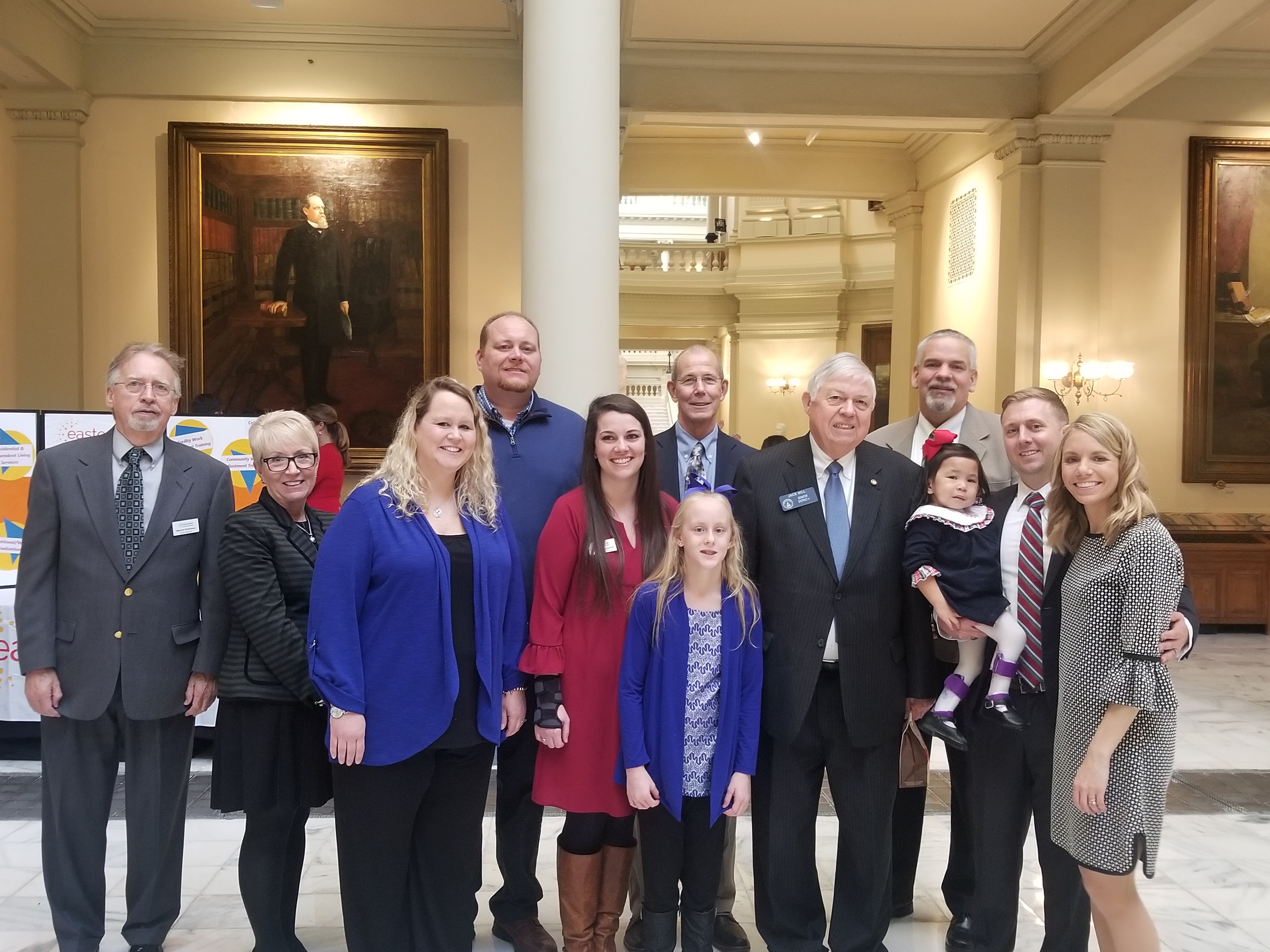 Champions Families at Easterseals Day at the Capitol